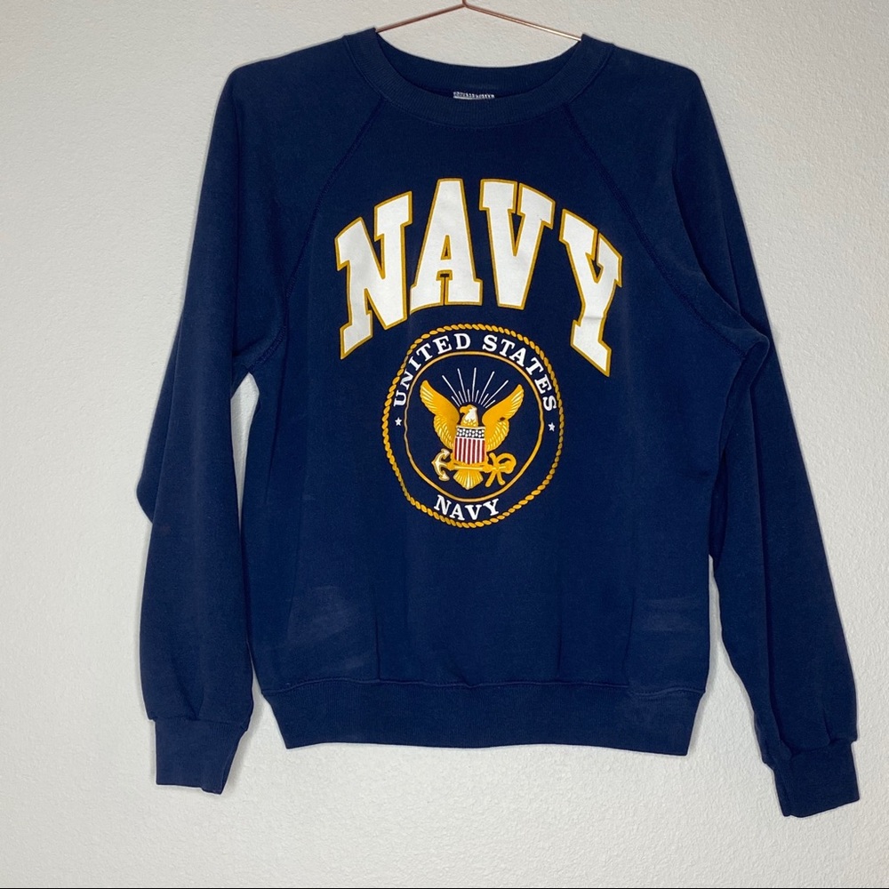 Retro Navy Sweater